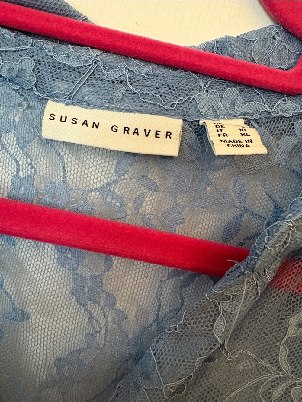 Susan Graver lace maxi - Picture 2 of 4